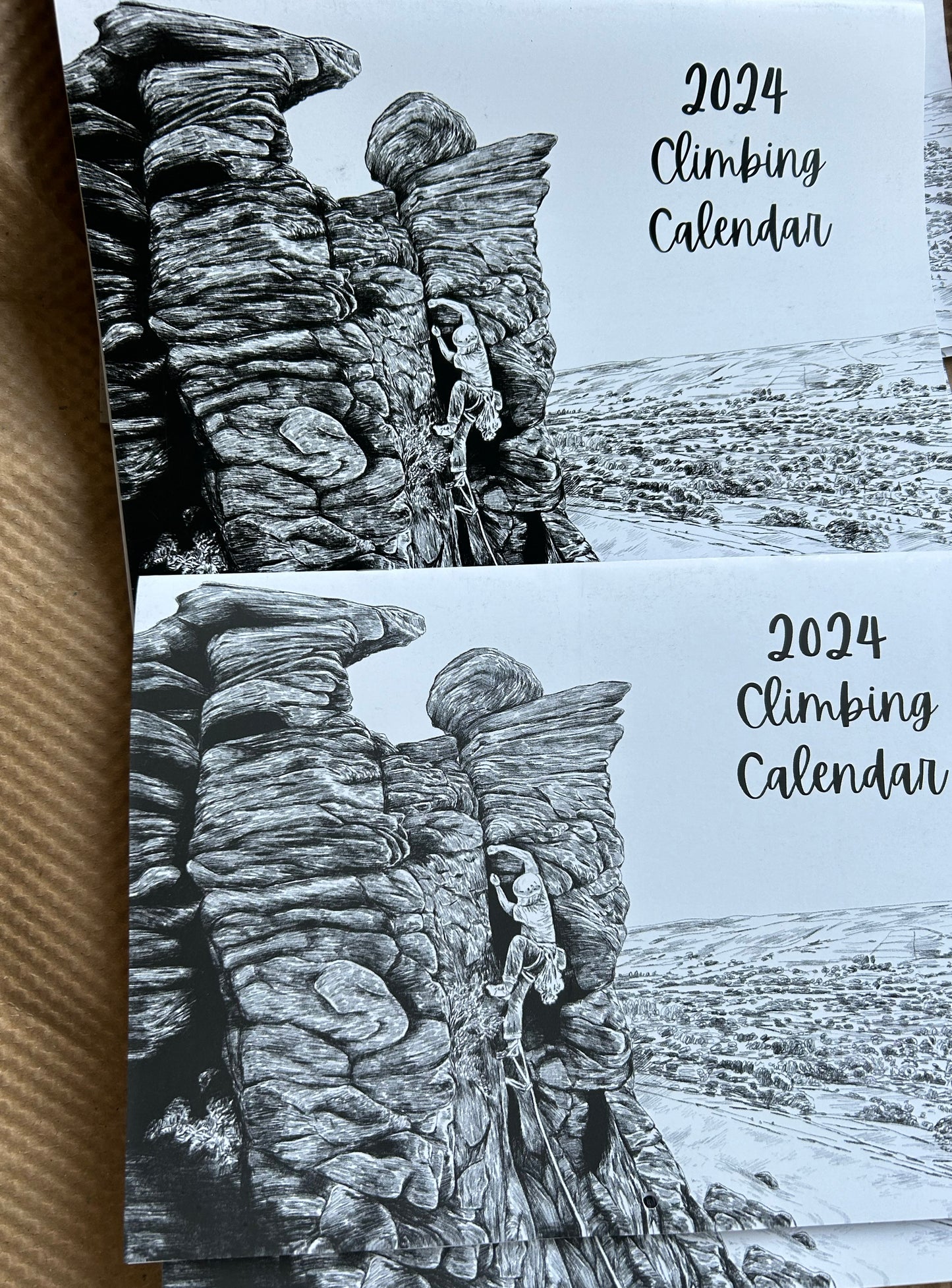 SECOND SALE  Rock Climbing Calendar 2024