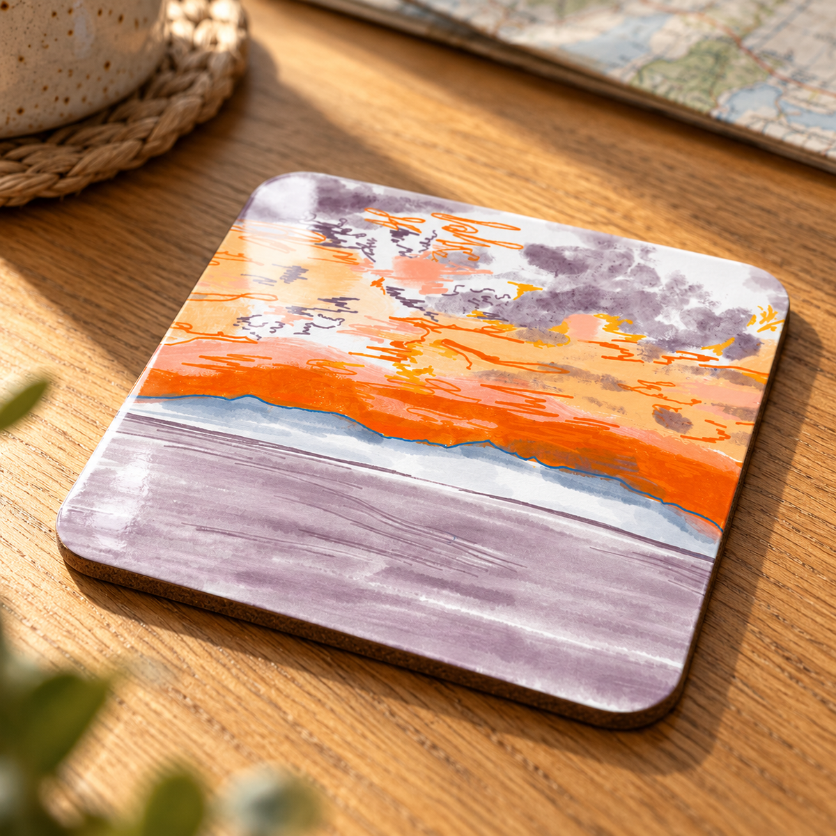 Isle of Arran Sunset Coaster