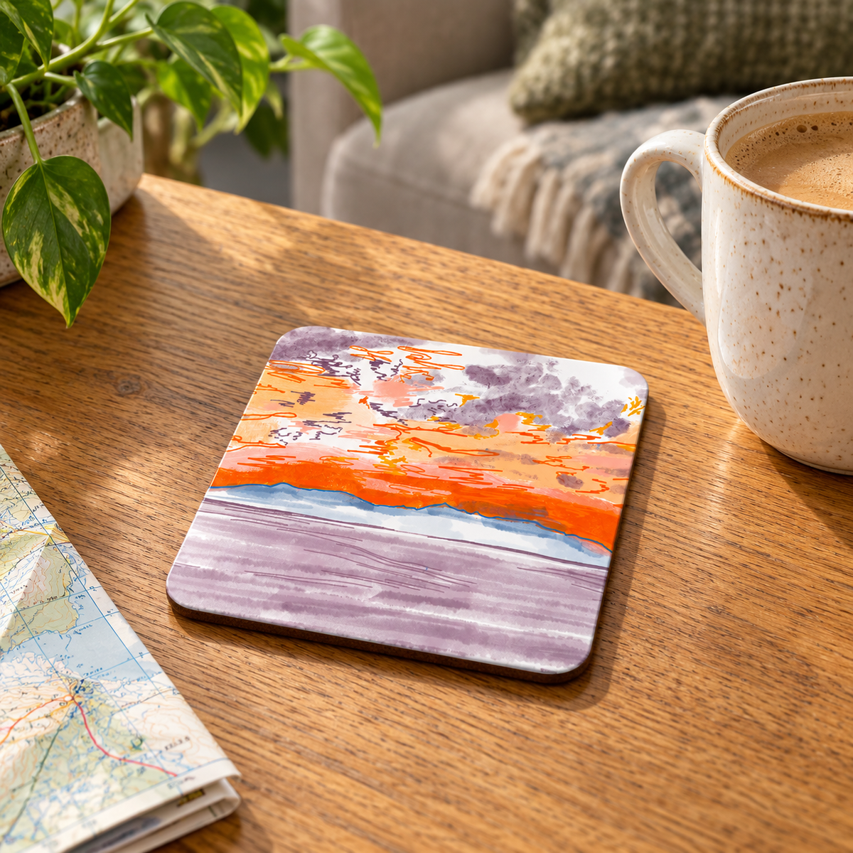 Isle of Arran Sunset Coaster