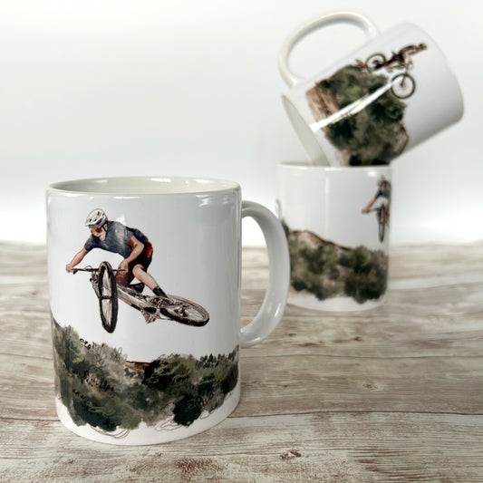 Mountain Biking Ceramic Mug