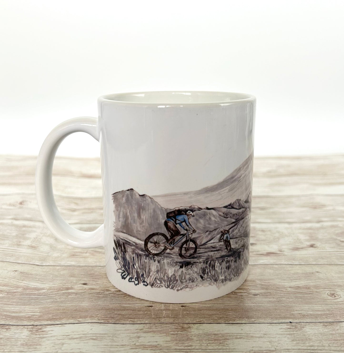 Mountain Biking Ceramic Mug