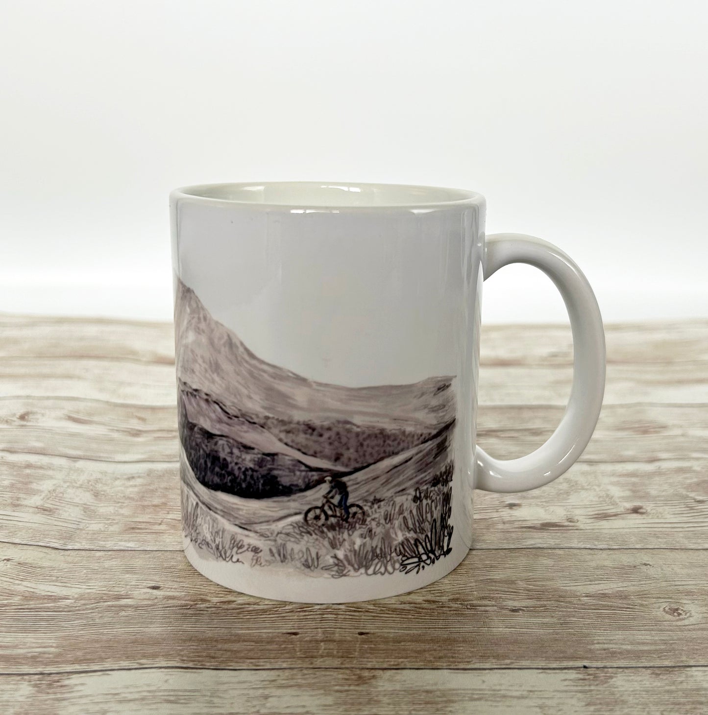 Mountain Biking Ceramic Mug