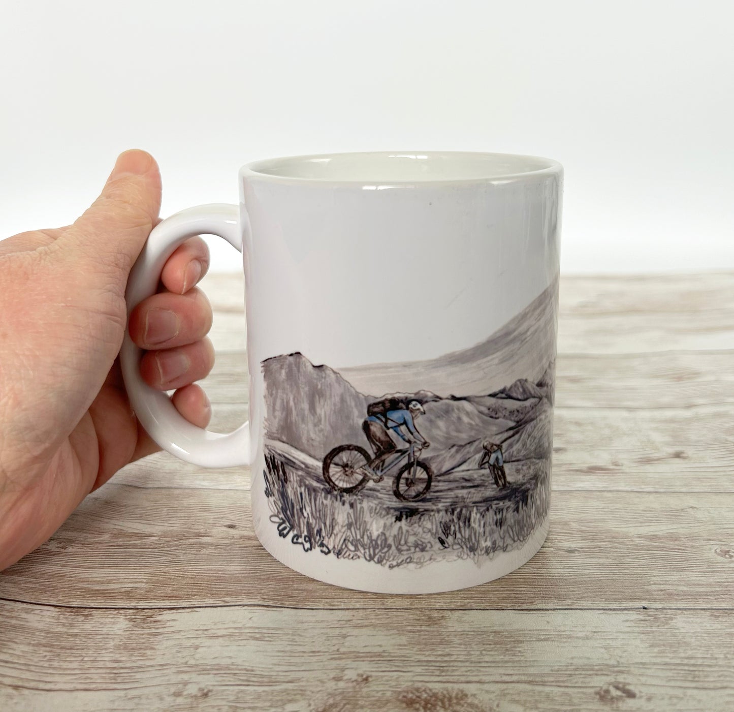 Mountain Biking Ceramic Mug