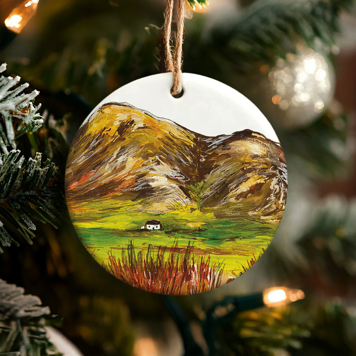 Buachaille Etive Mor Sketch Ceramic Decoration