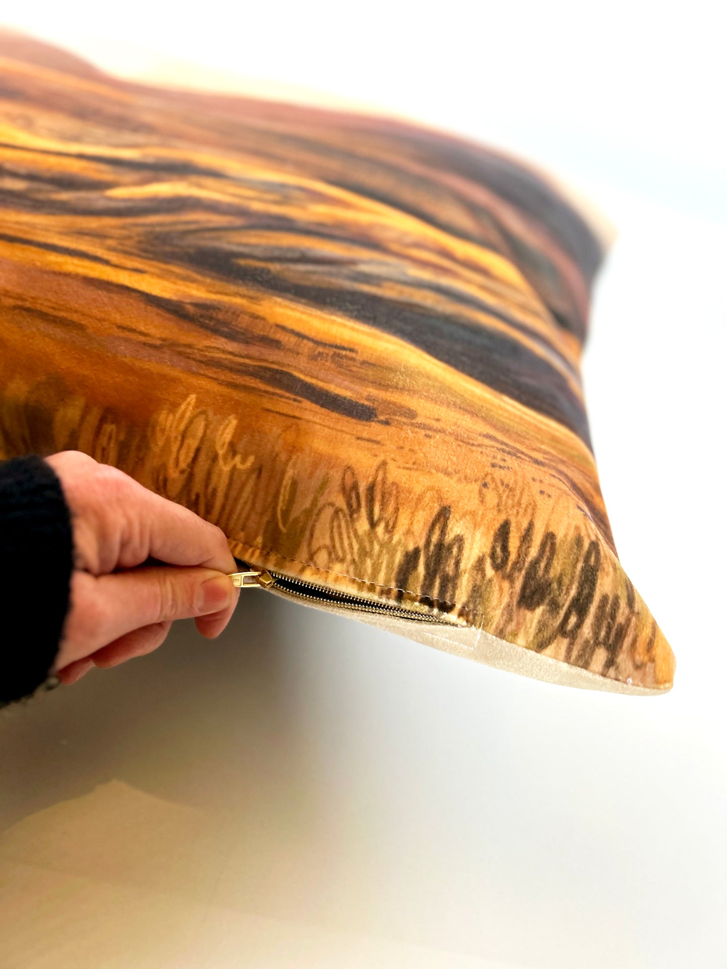 The Glencoe Velvet Cushion