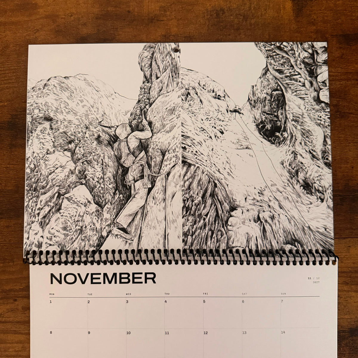 2027 Climbing Calendar