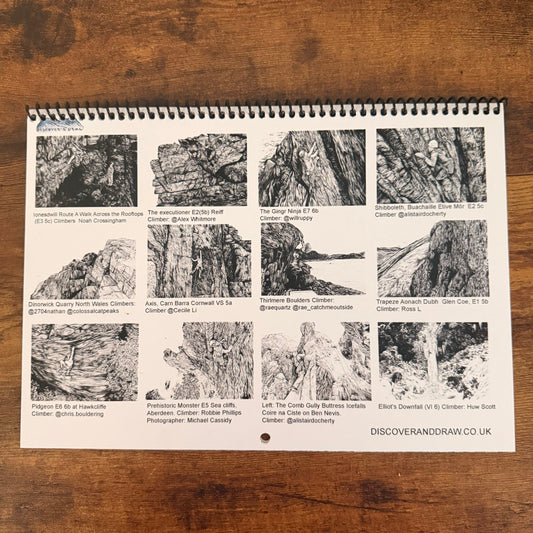 2027 Climbing Calendar
