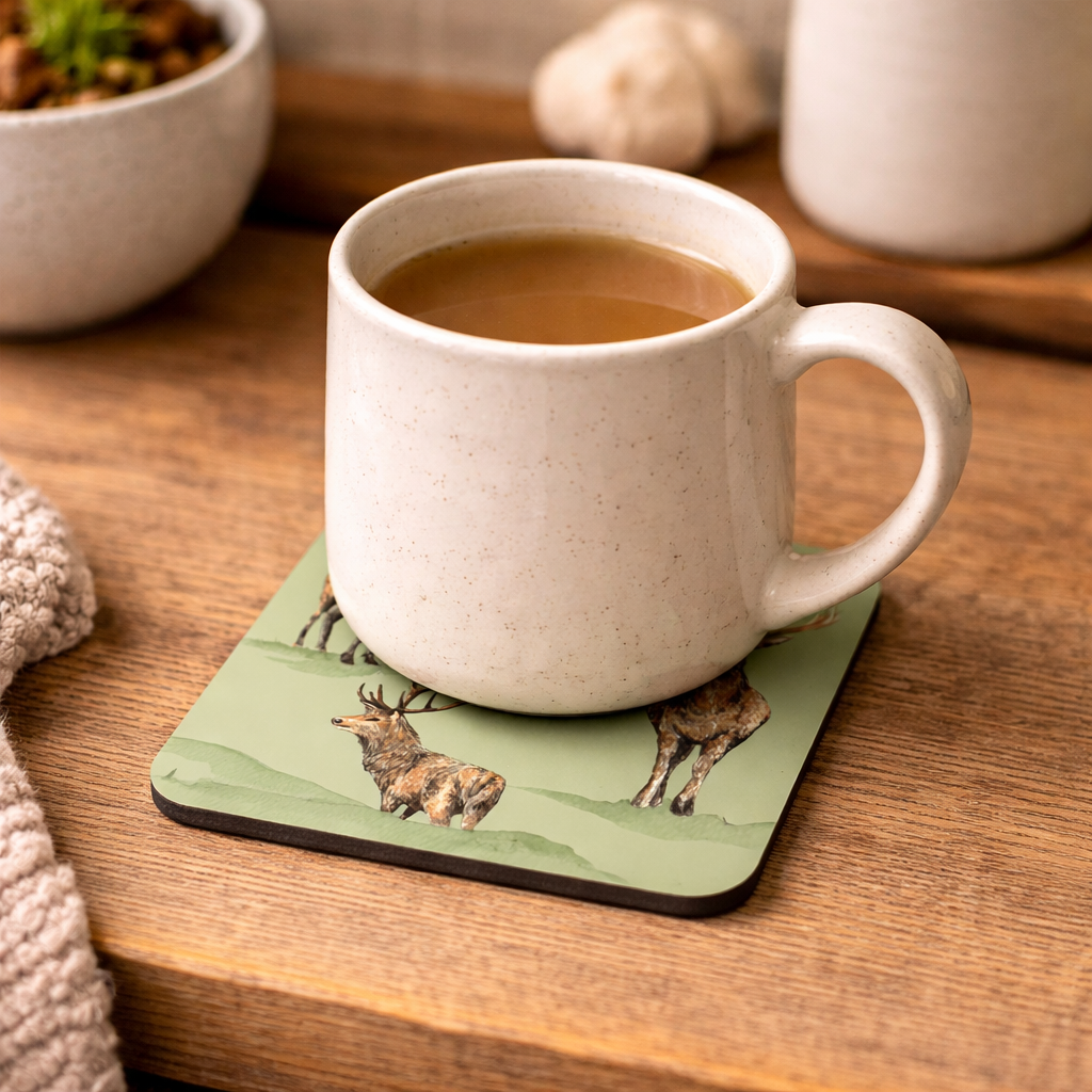 Highland Stag Coaster