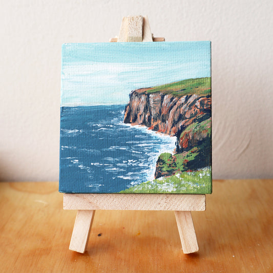 Day 49 - 7x7cm Mini Canvas - St John's Head