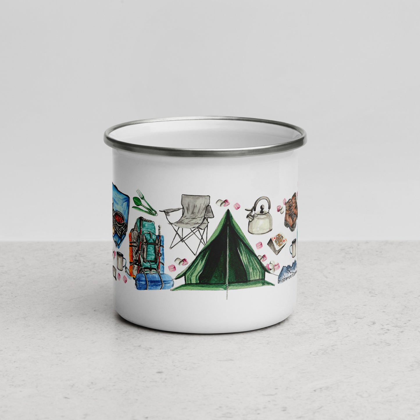 Camping Enamel Gear Mug