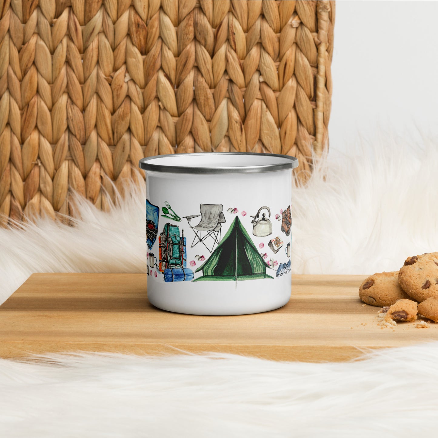 Camping Enamel Gear Mug