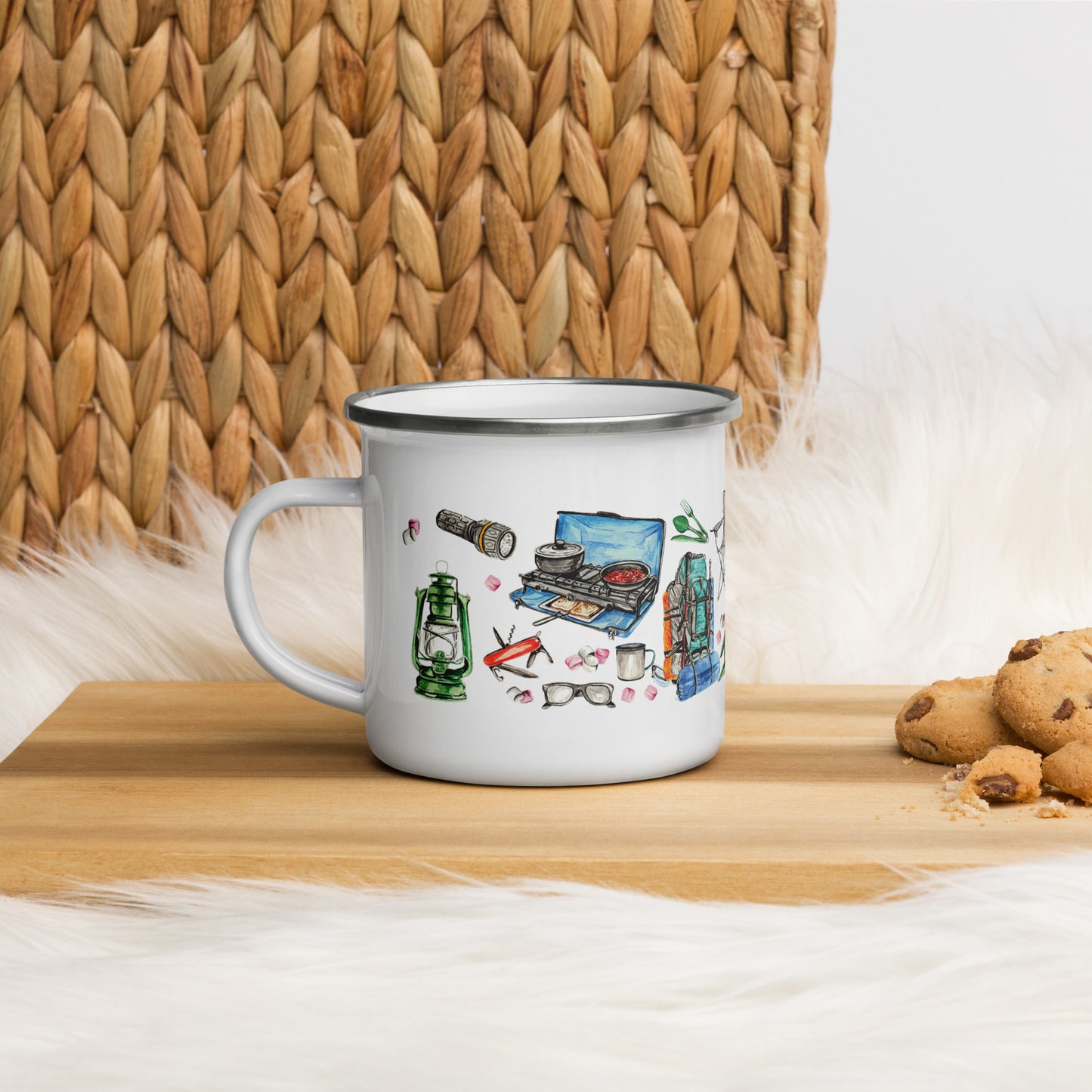 Camping Enamel Gear Mug