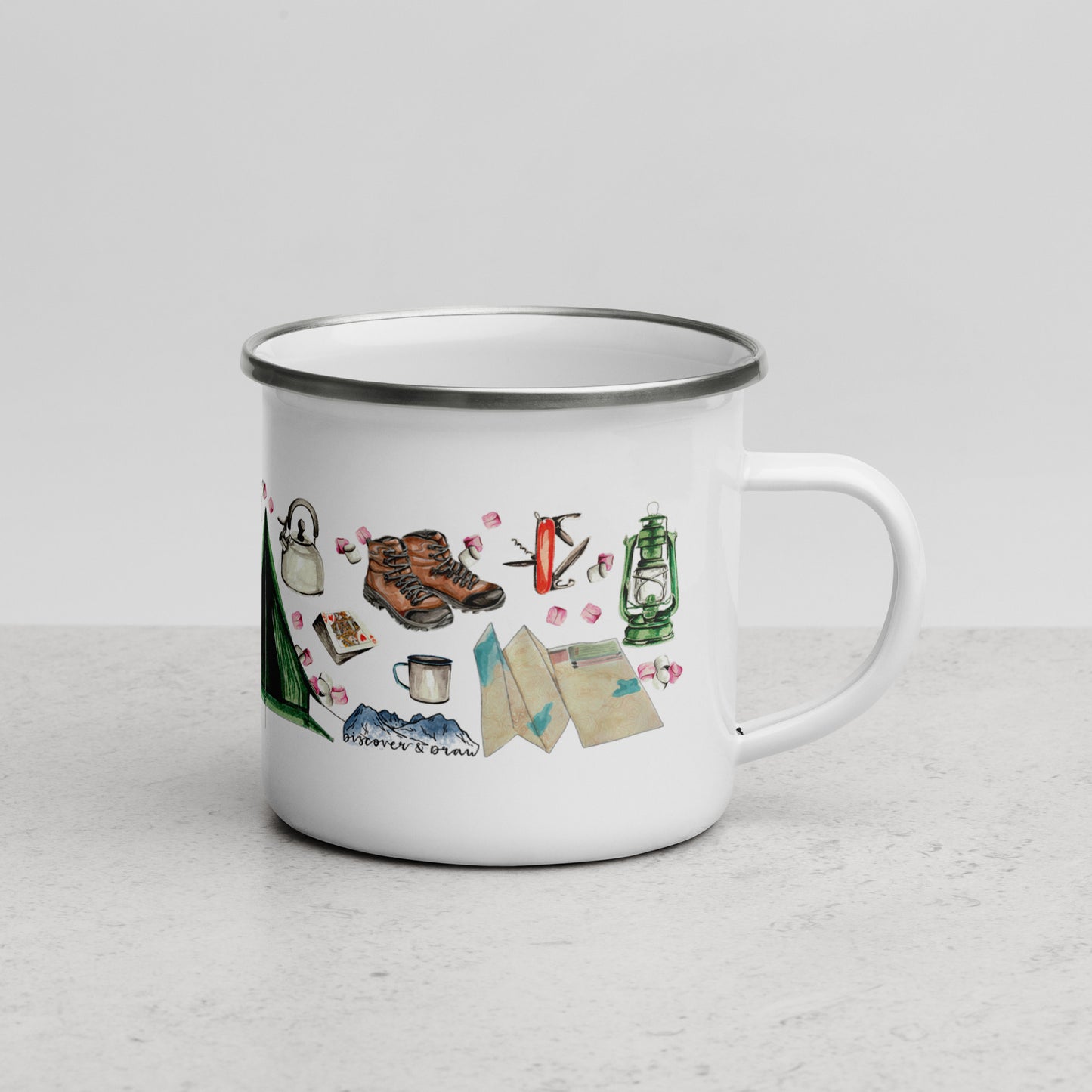 Camping Enamel Gear Mug
