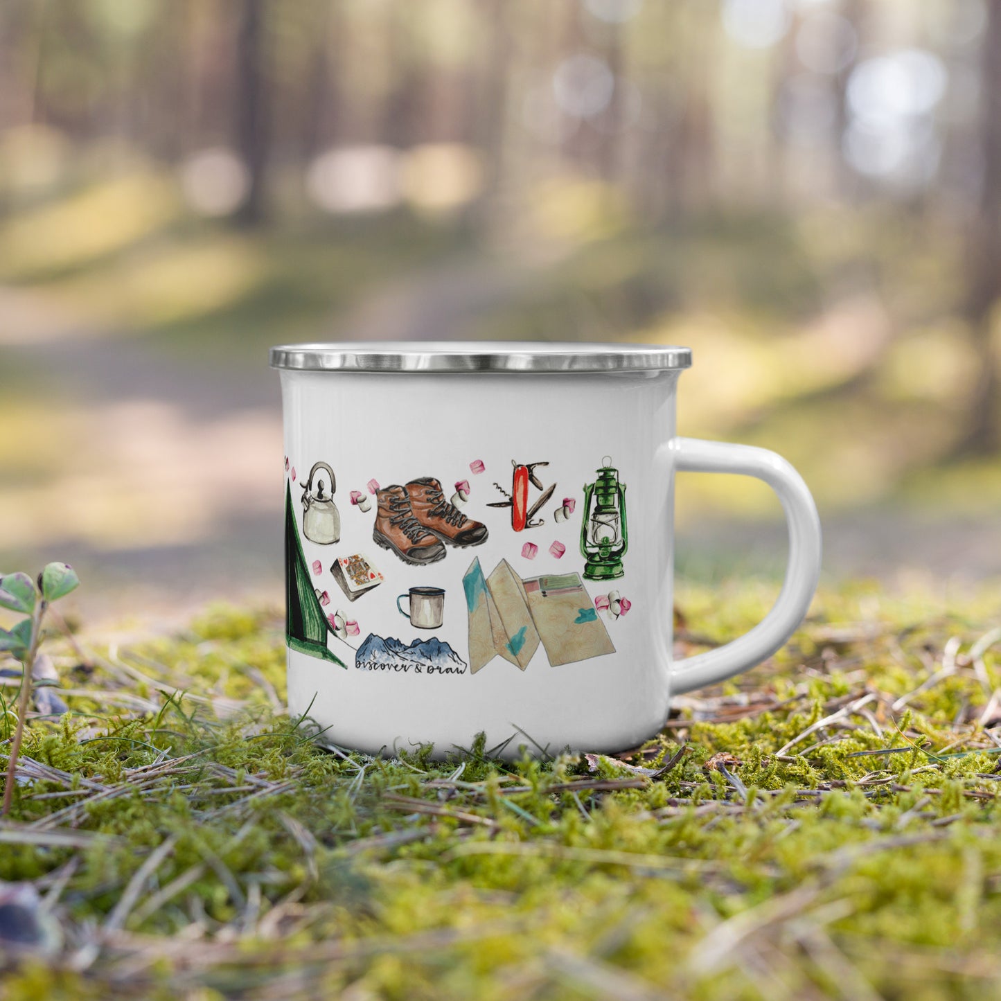Camping Enamel Gear Mug