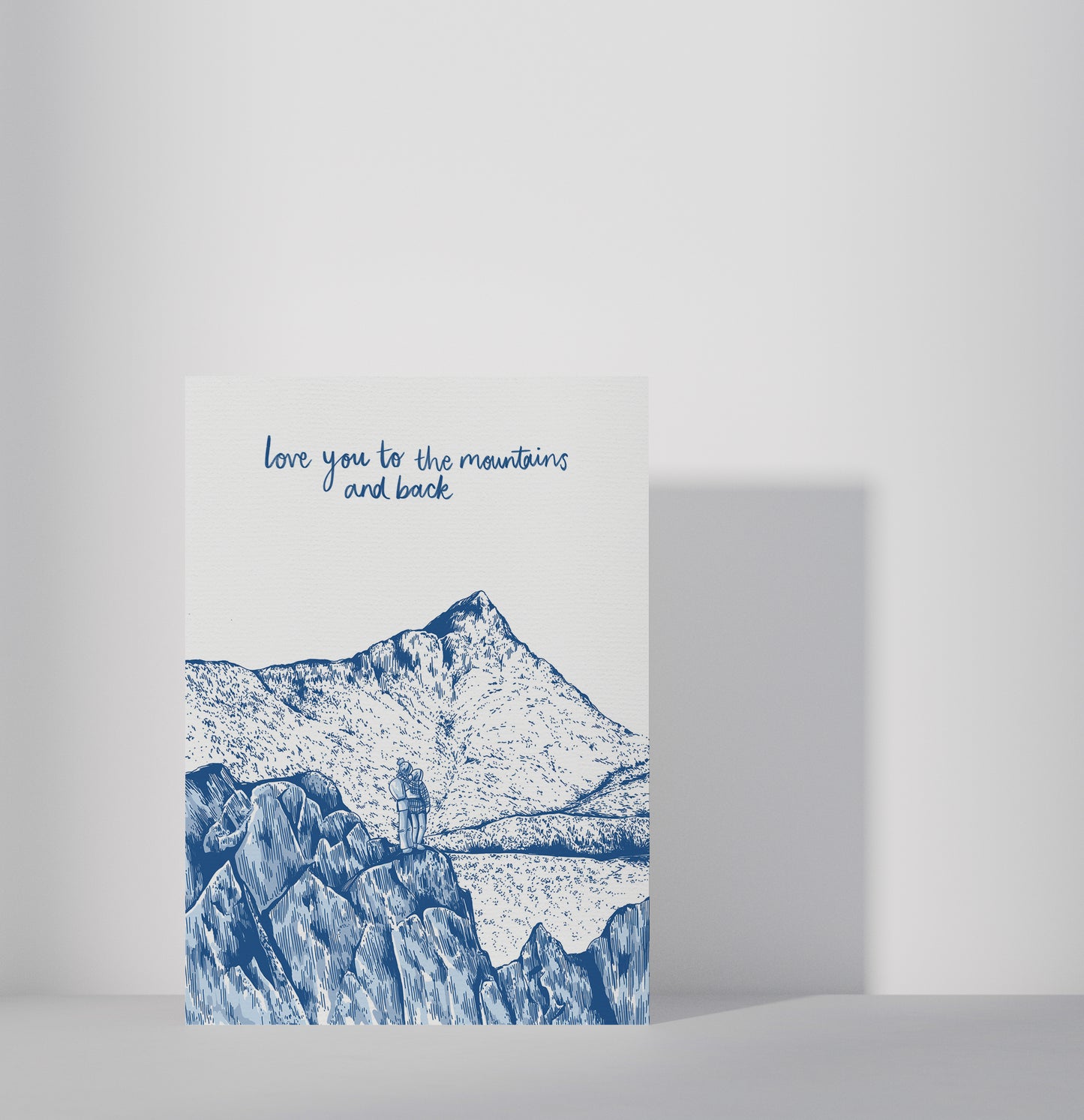 'Love You To The Mountains And Back' Greeting Card