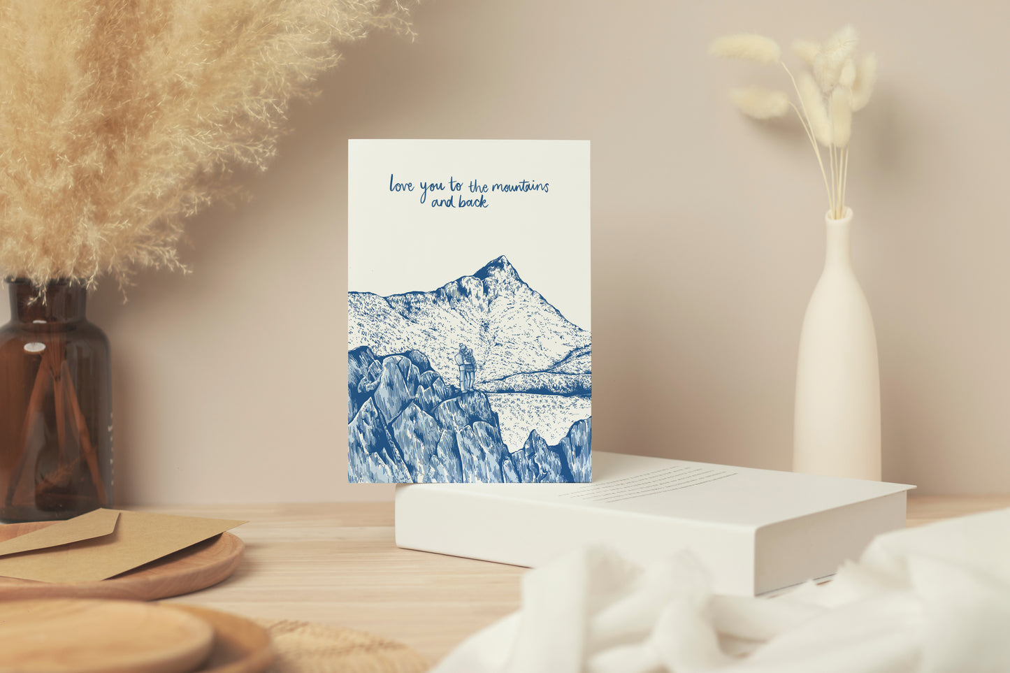 'Love You To The Mountains And Back' Greeting Card