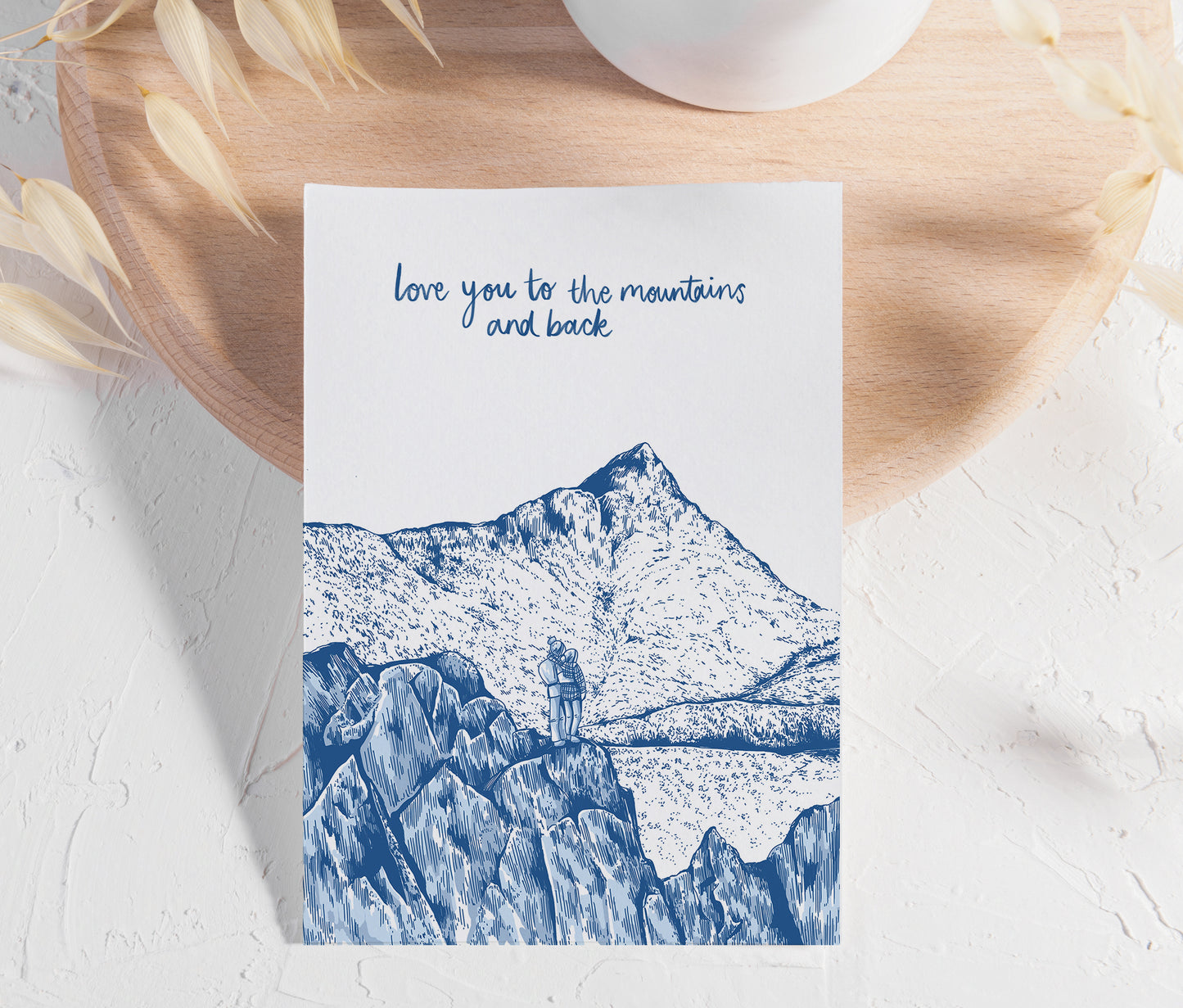 'Love You To The Mountains And Back' Greeting Card