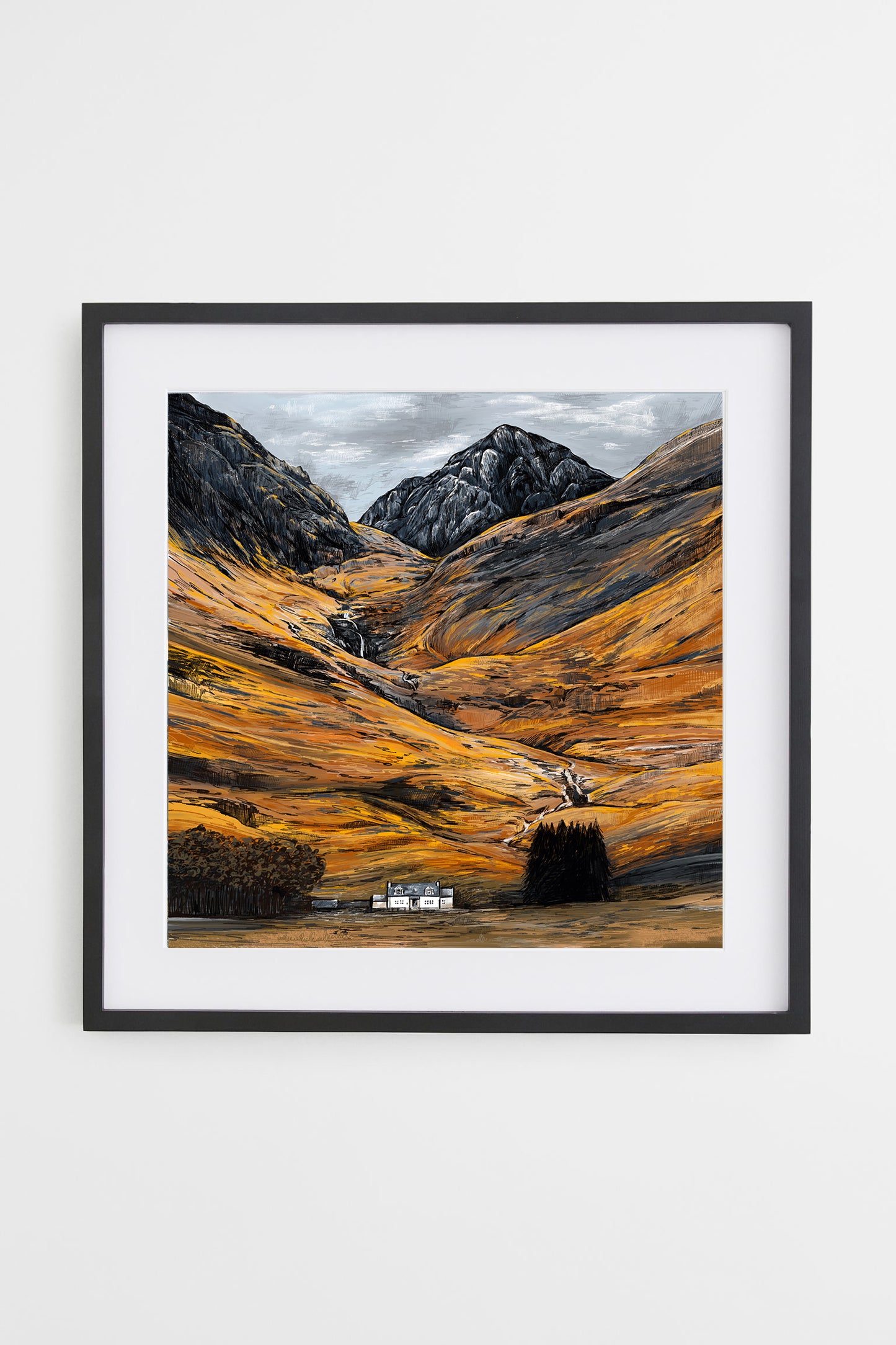 Wandering Glencoe Art Print