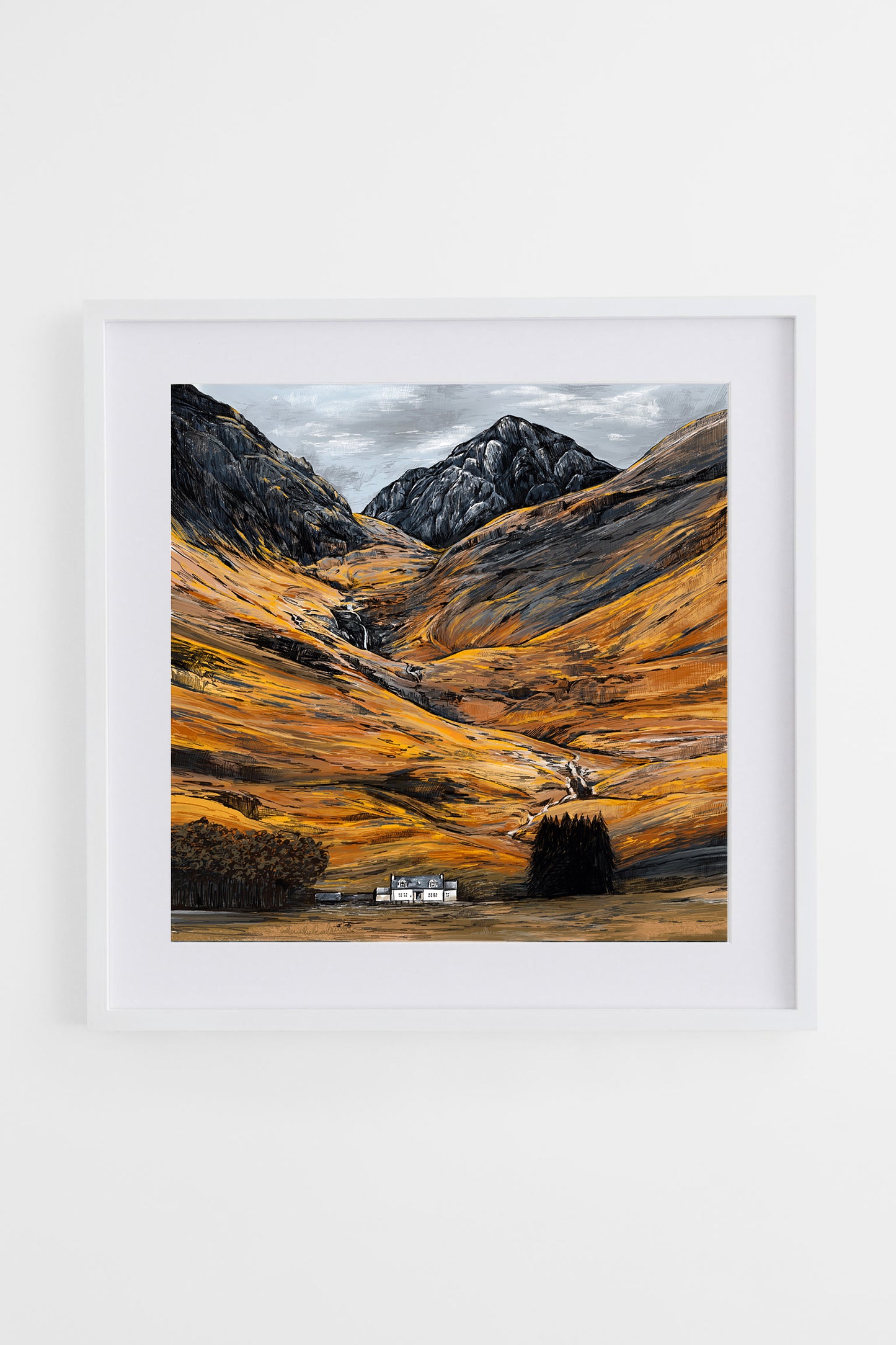 Wandering Glencoe Art Print