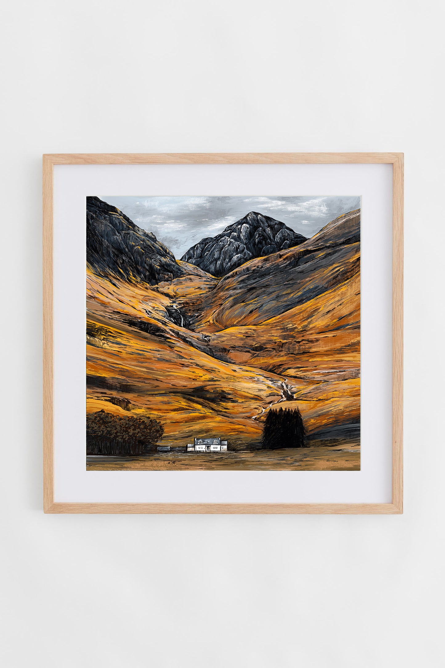 Wandering Glencoe Art Print