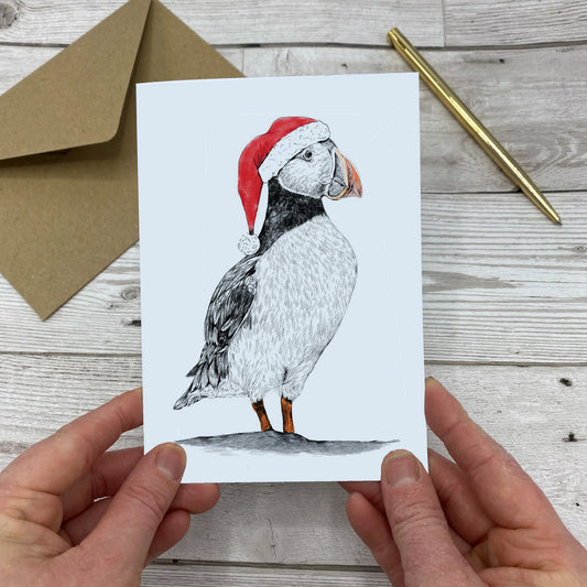 Puffin Christmas Card