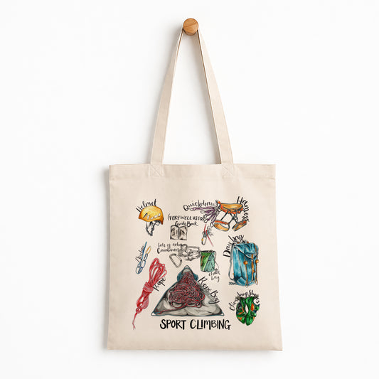 Sport Climbing Tote Bag