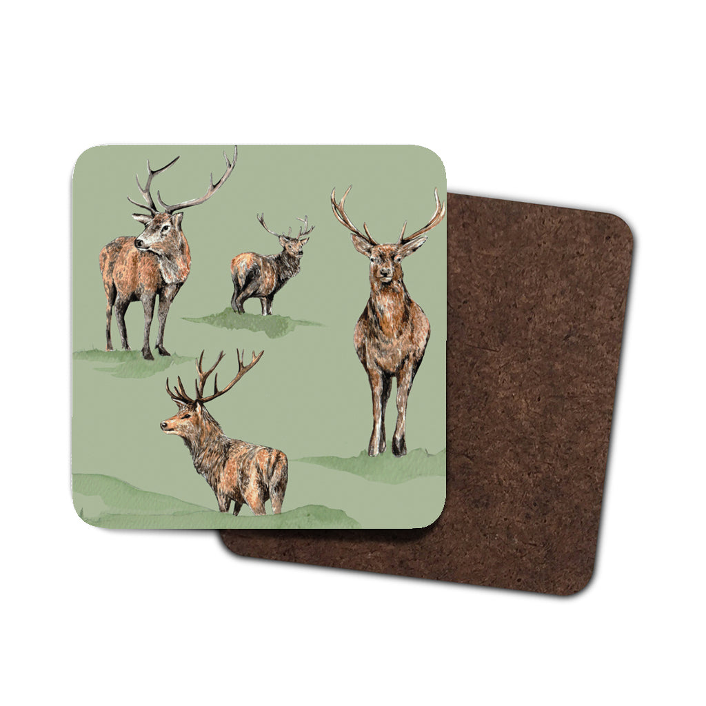 Highland Stag Coaster