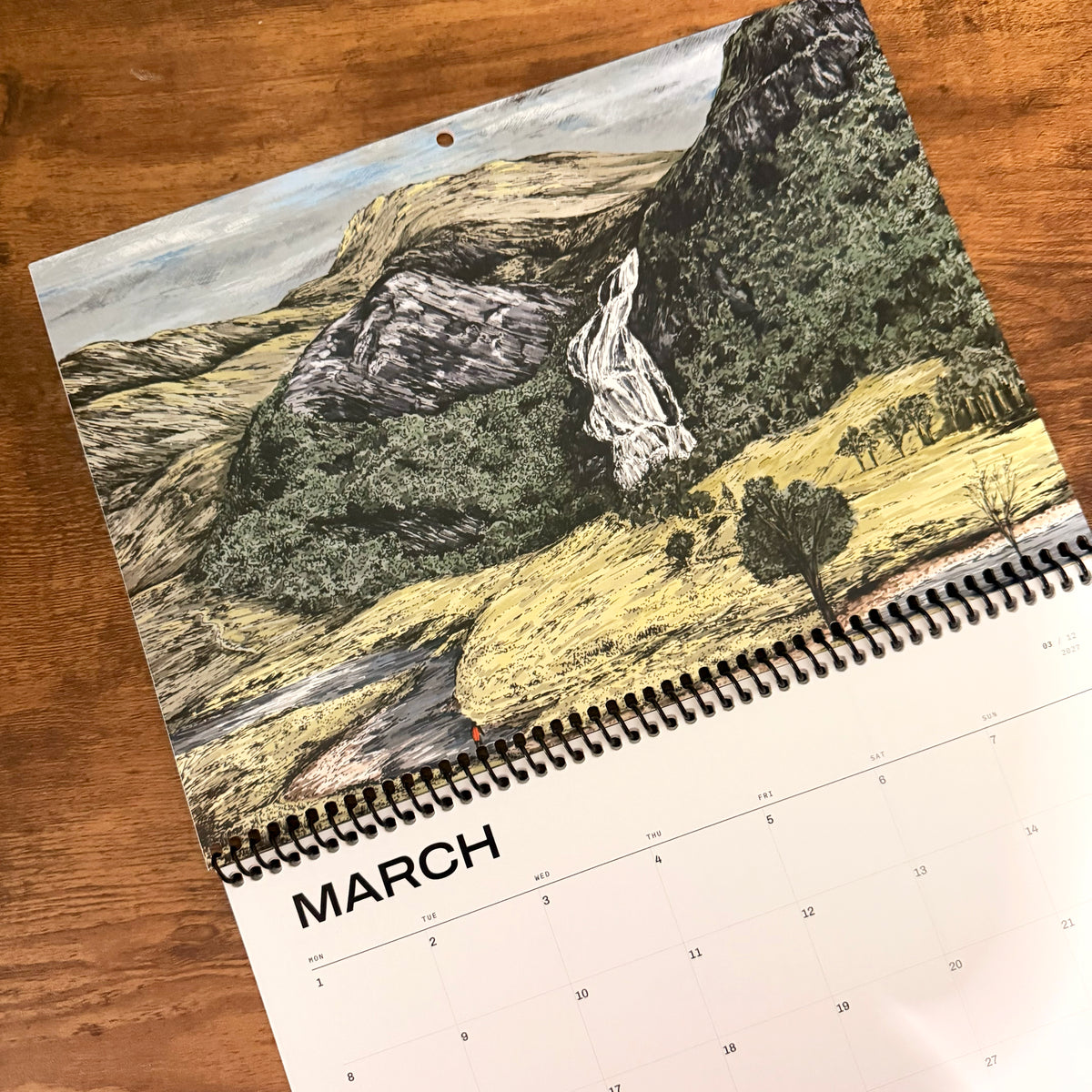 2027 Scottish Mountainscape Calendar