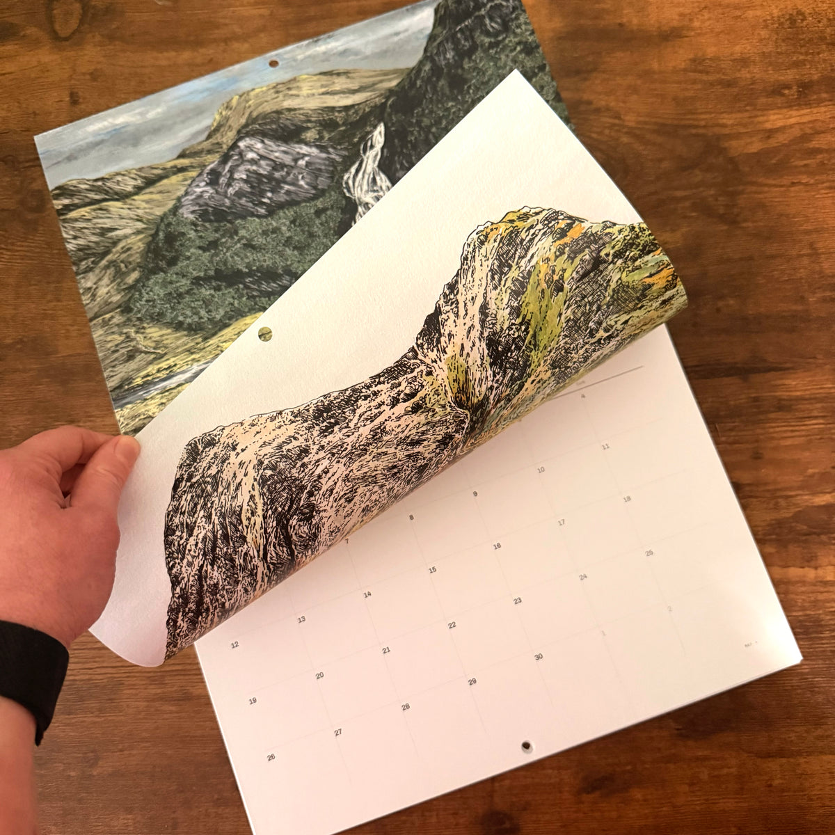 2027 Scottish Mountainscape Calendar
