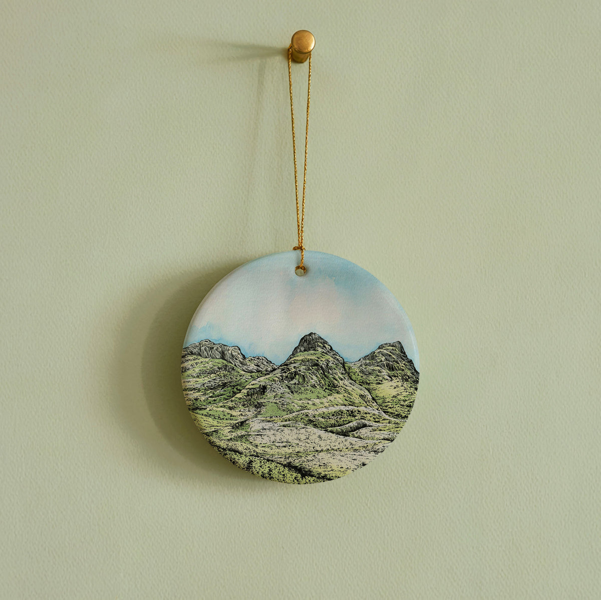 Three Sisters Of Glencoe Ceramic Christmas Decoration