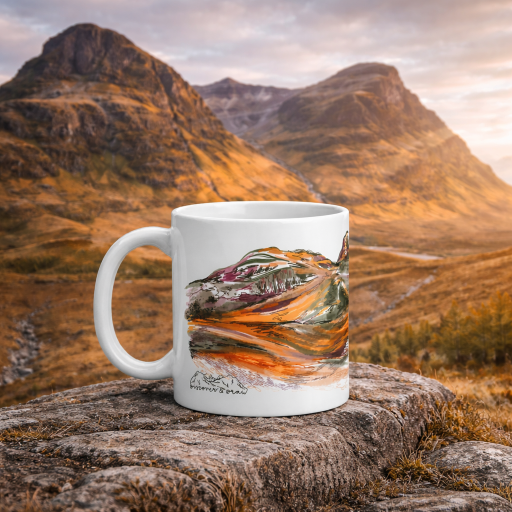 Three Sisters of Glen Coe Mug