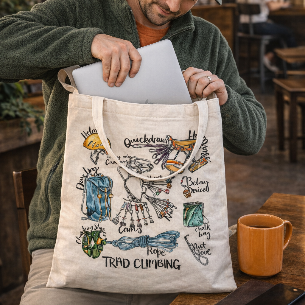 Trad Climbing Tote Bag