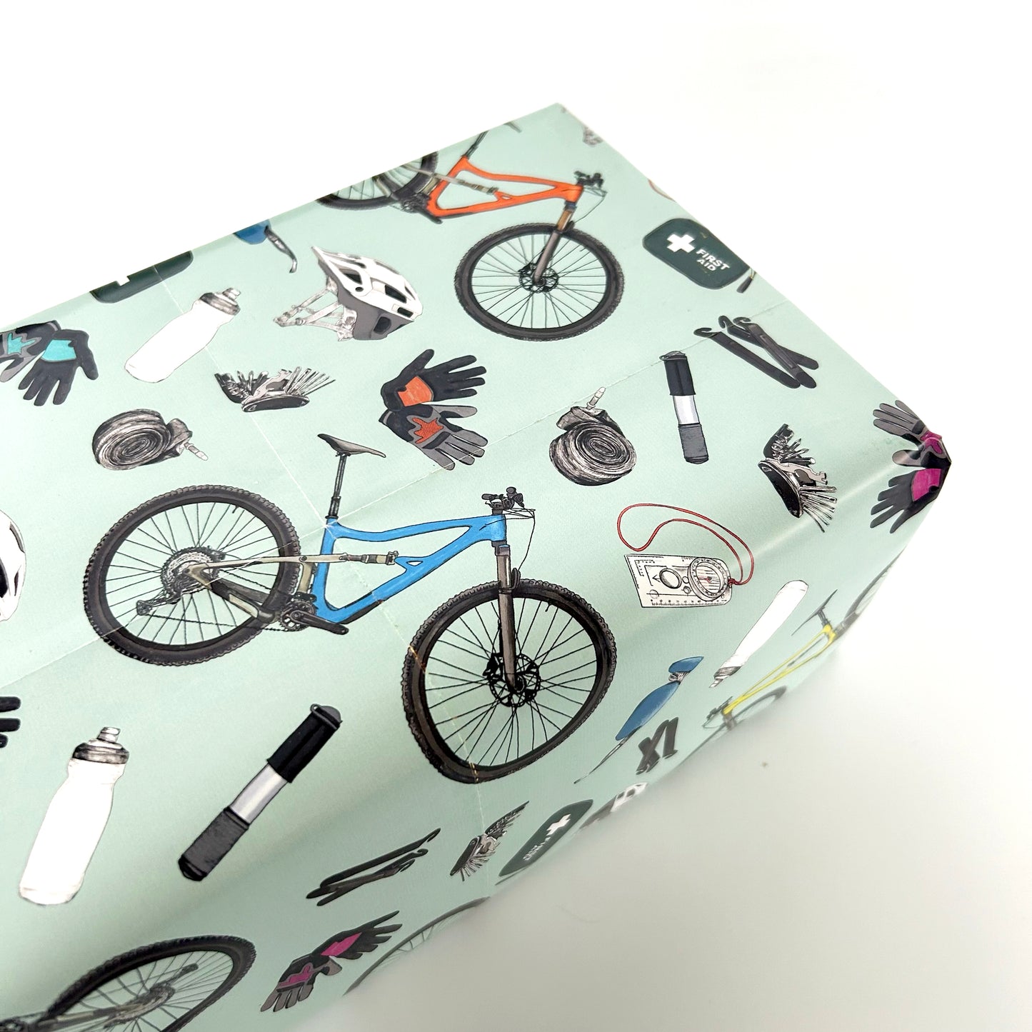 Mountain Biking Wrapping Paper