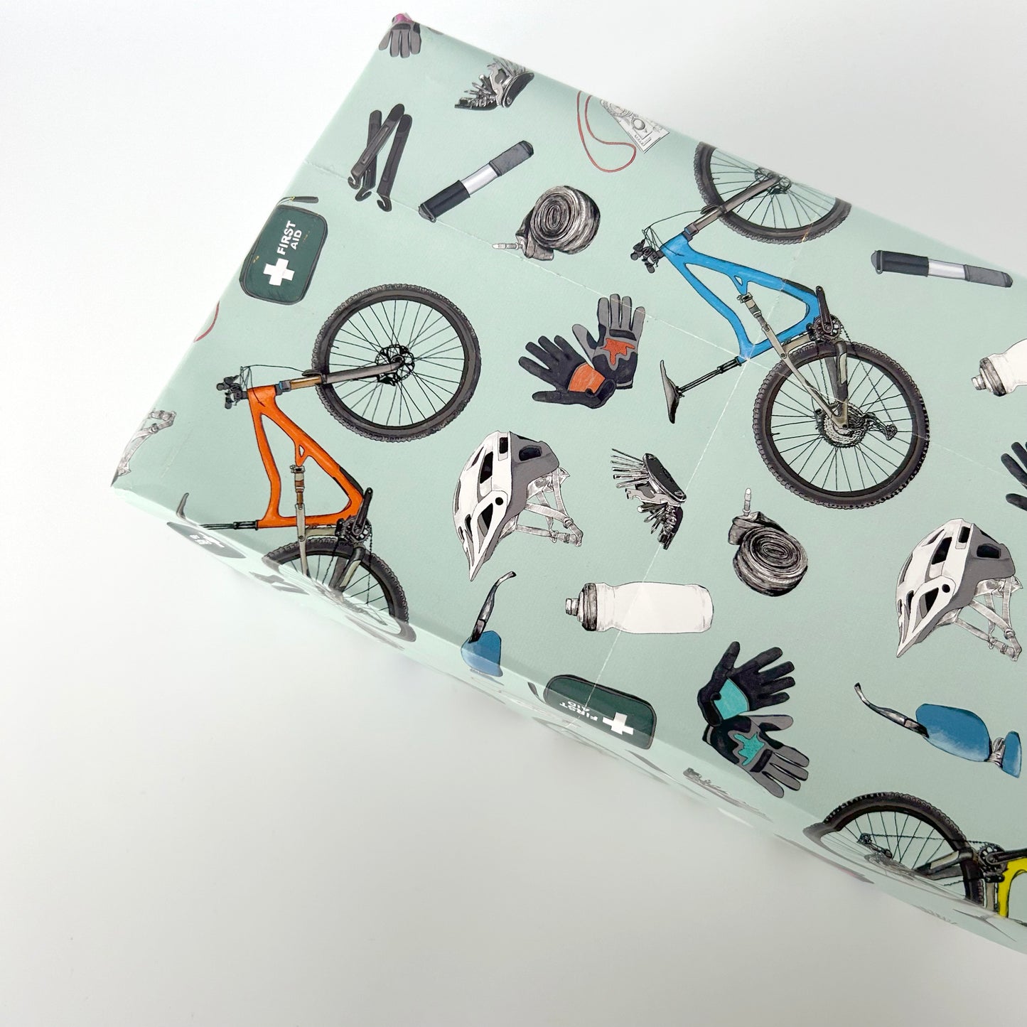 Mountain Biking Wrapping Paper