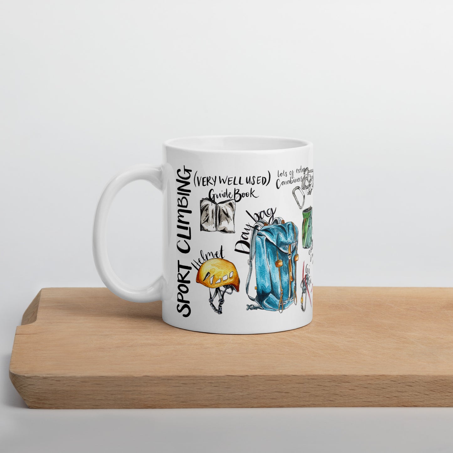 Sport Climbing Ceramic Mug