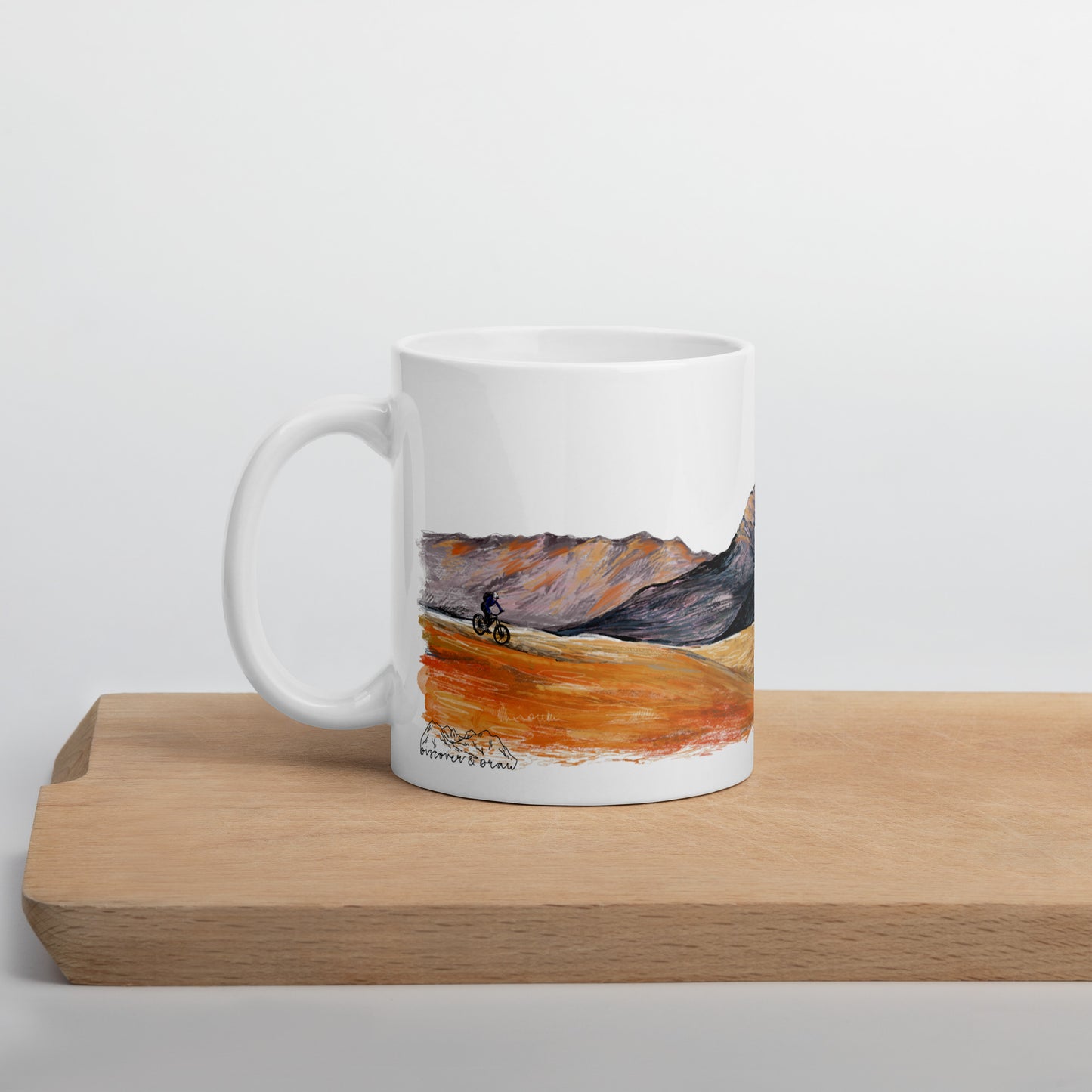 Mountain Biking Ceramic Mug