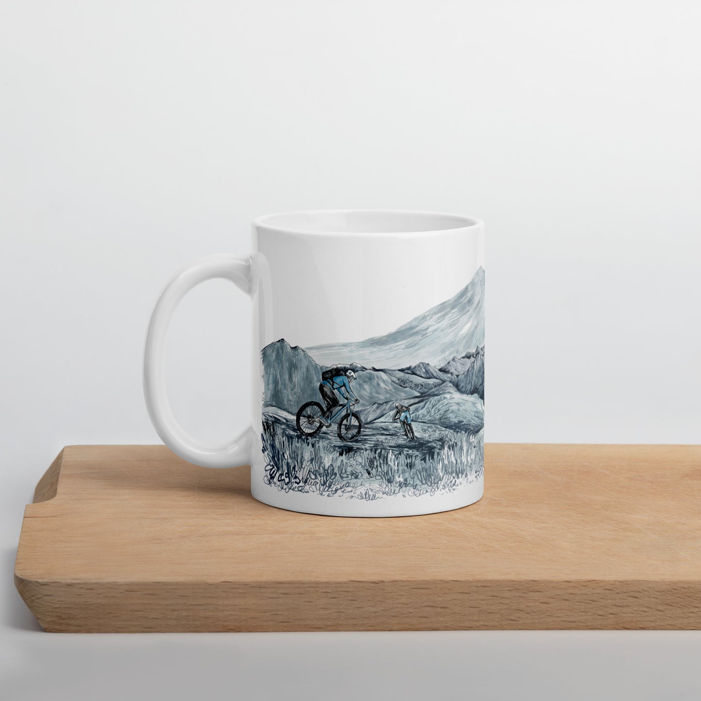 Mountain Biking Ceramic Mug
