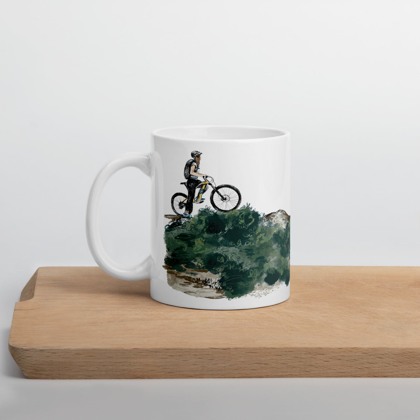 Mountain Biking Ceramic Mug