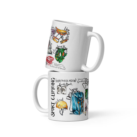 Sport Climbing Ceramic Mug