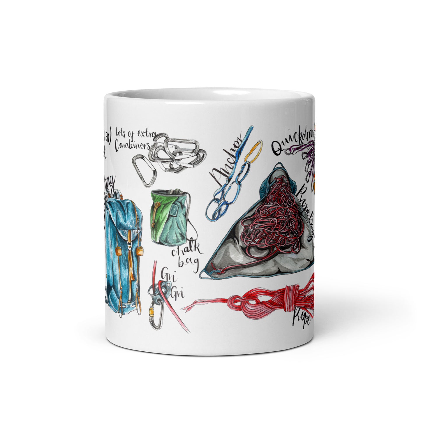 Sport Climbing Ceramic Mug