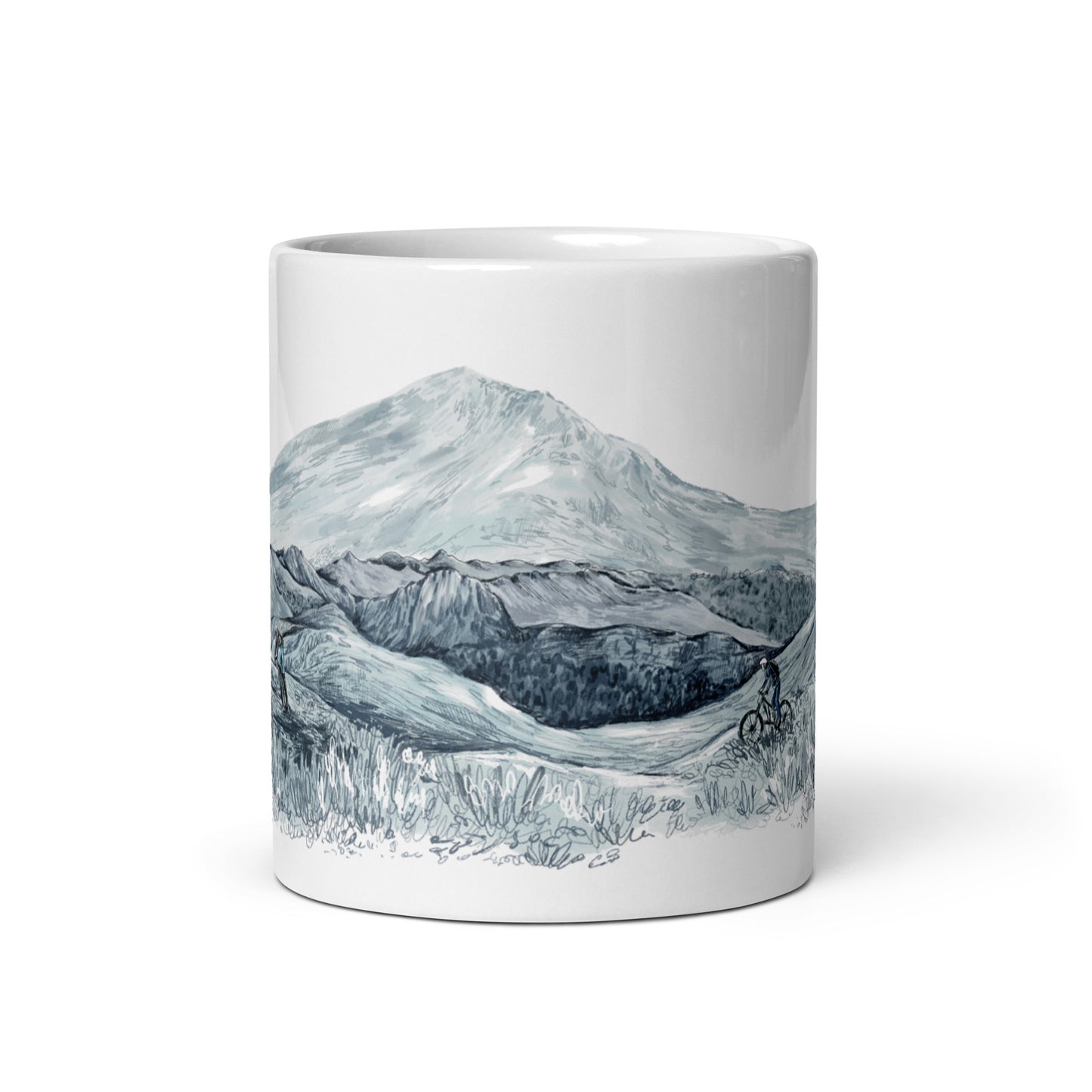 Mountain Biking Ceramic Mug