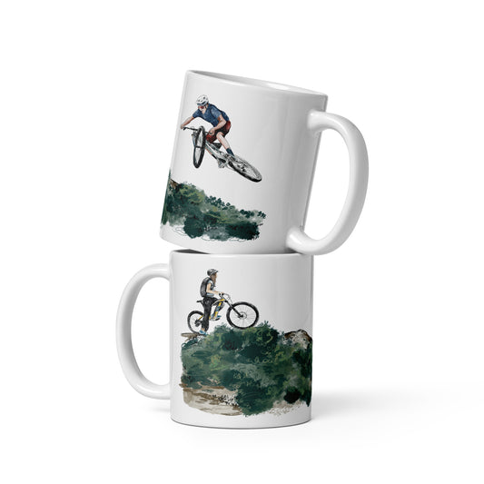 Mountain Biking Ceramic Mug
