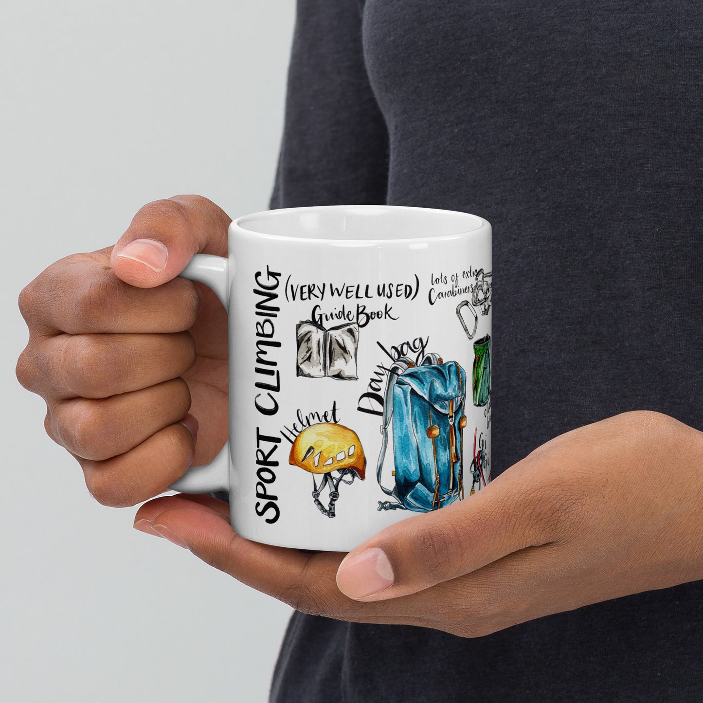Sport Climbing Ceramic Mug