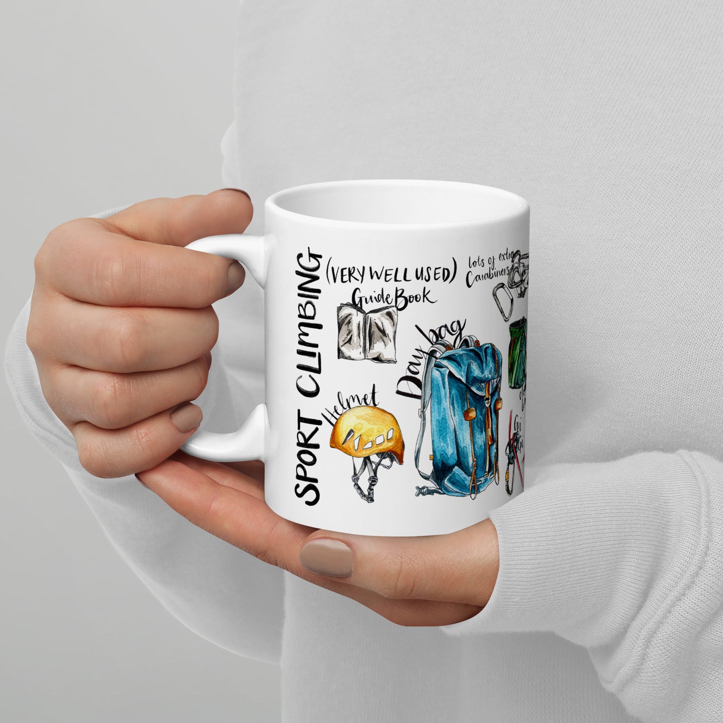 Sport Climbing Ceramic Mug
