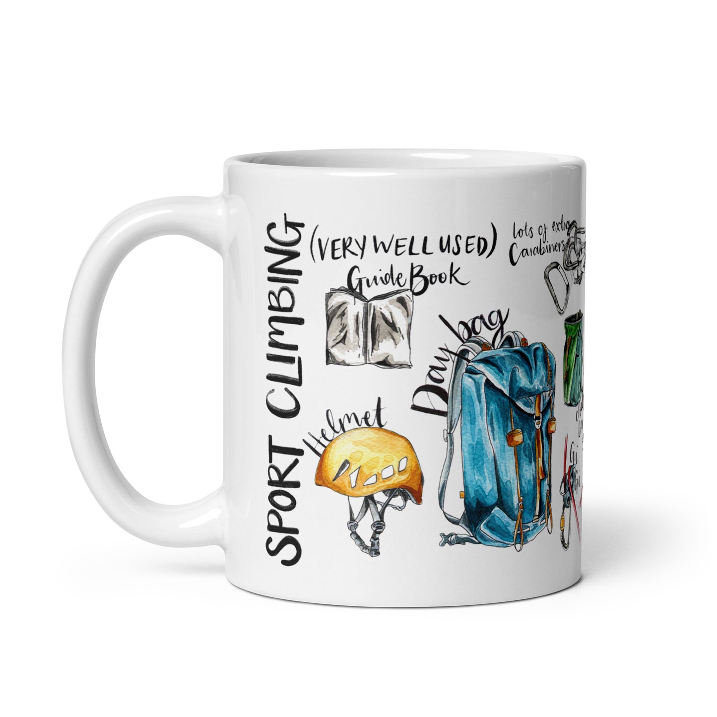 Sport Climbing Ceramic Mug