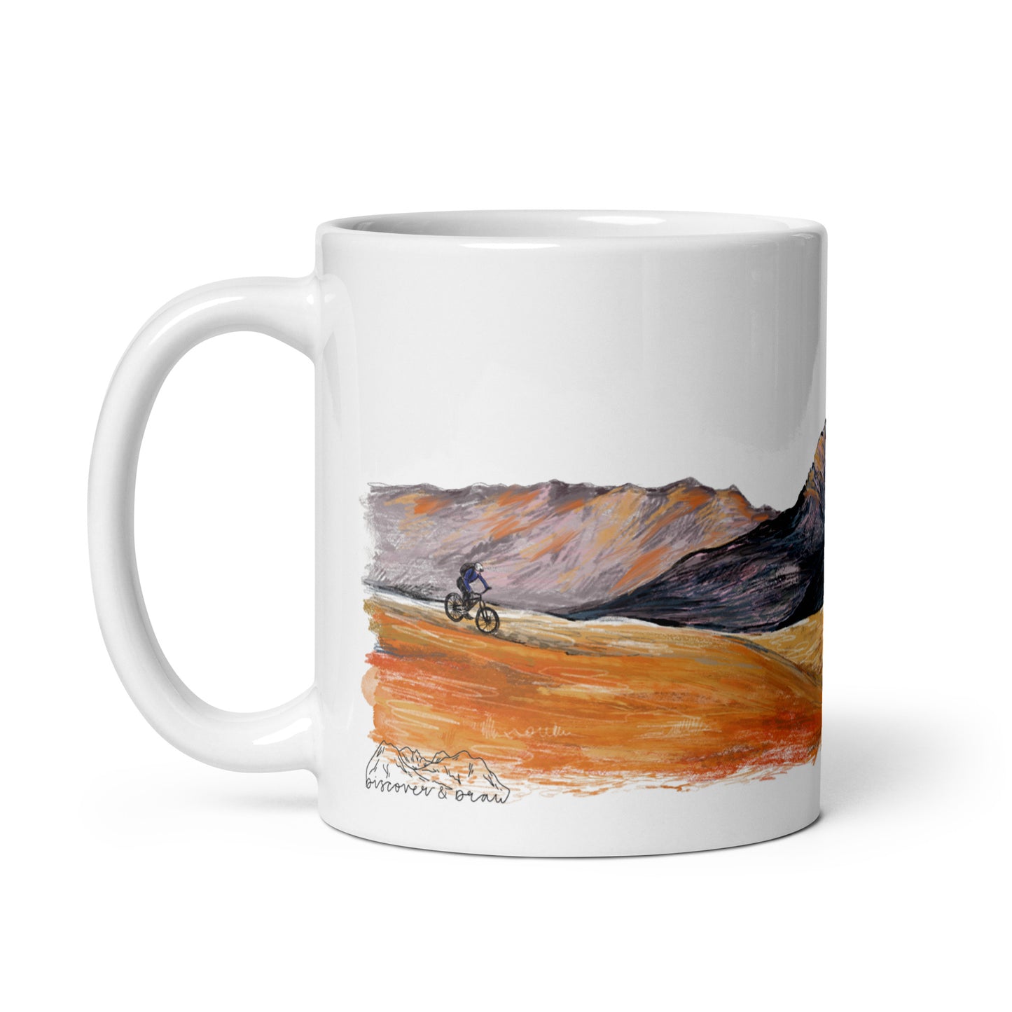 Mountain Biking Ceramic Mug