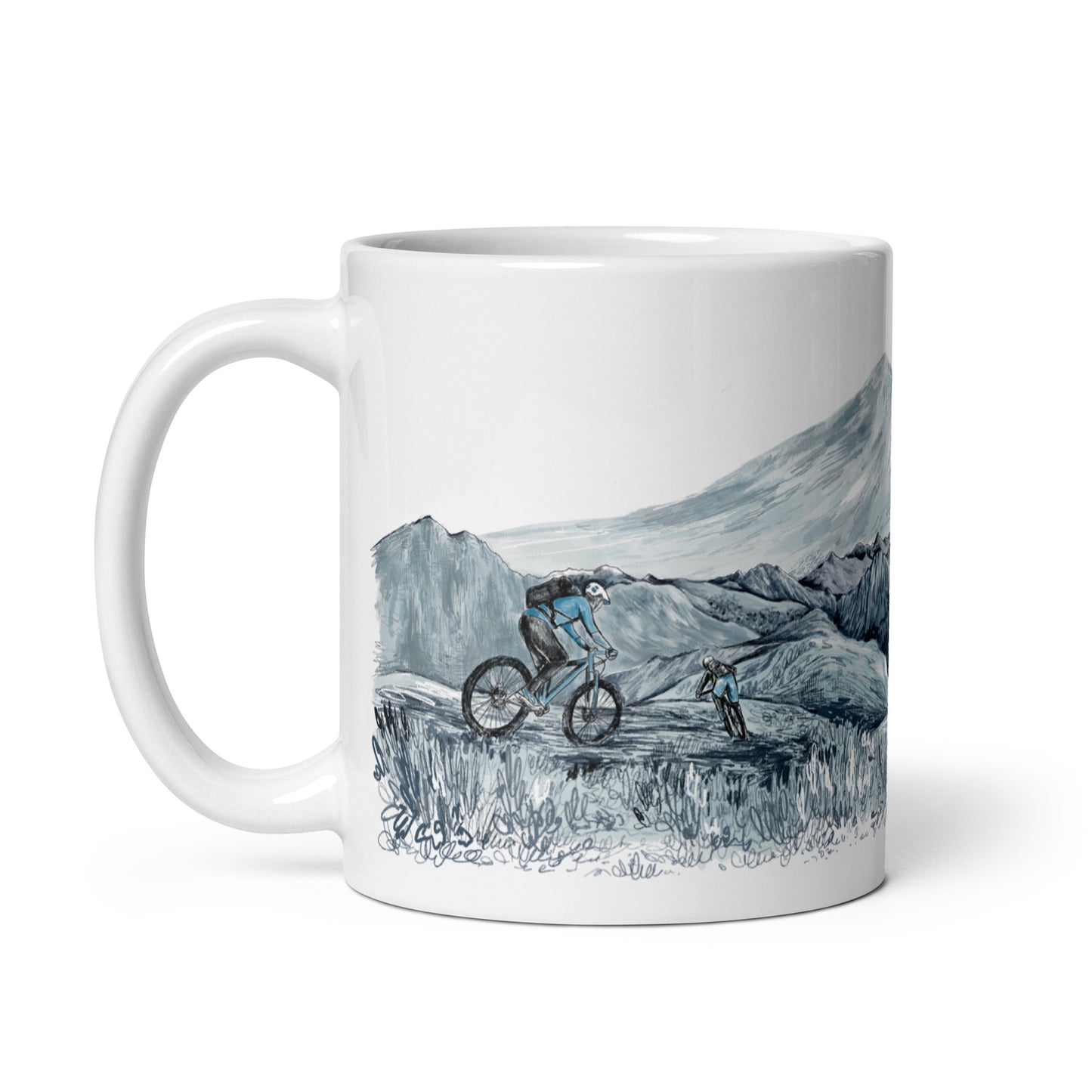 Mountain Biking Ceramic Mug