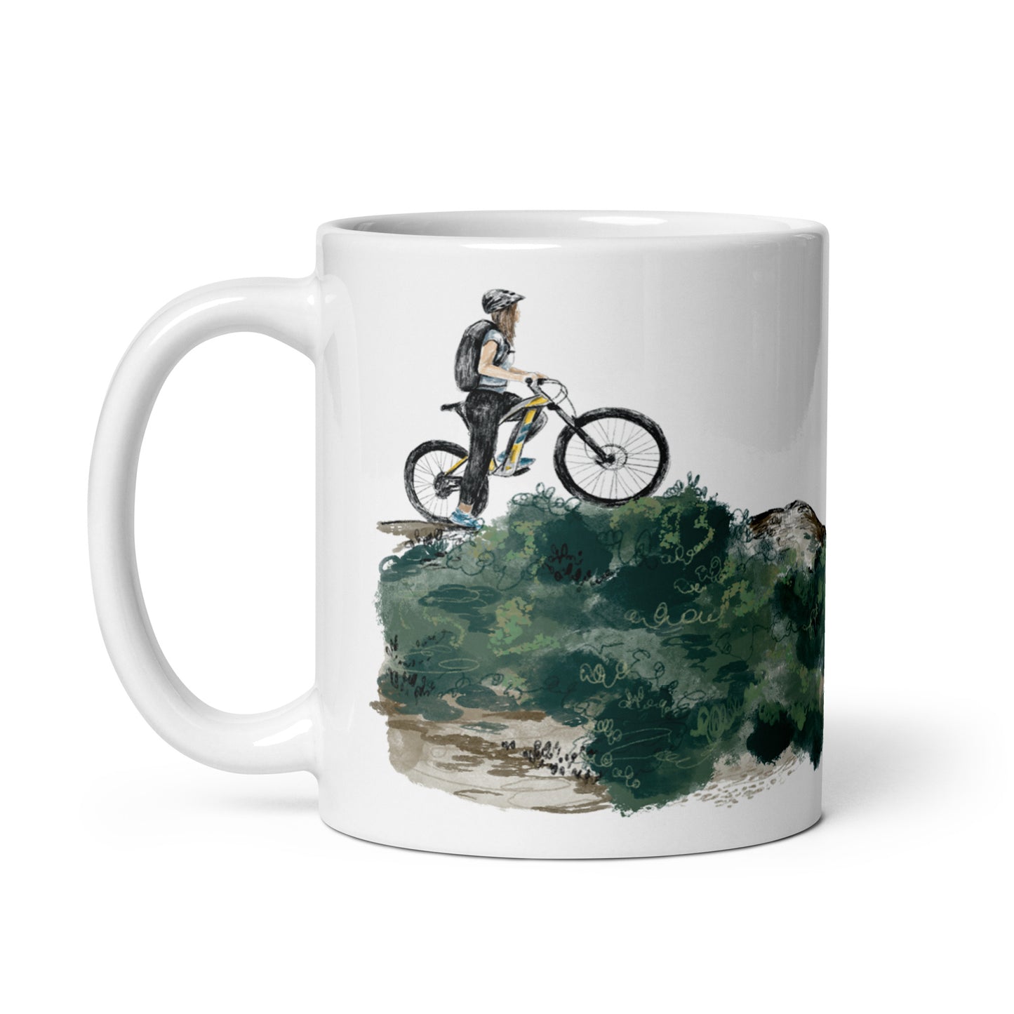 Mountain Biking Ceramic Mug