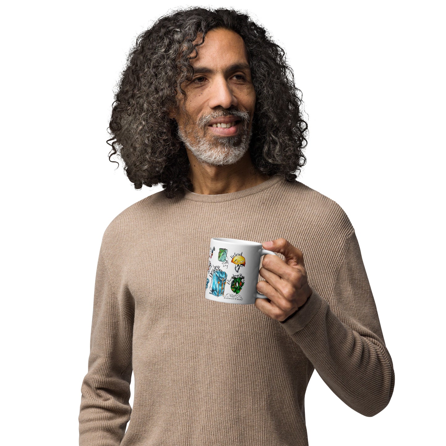 Trad Rock Climbing Ceramic Mug