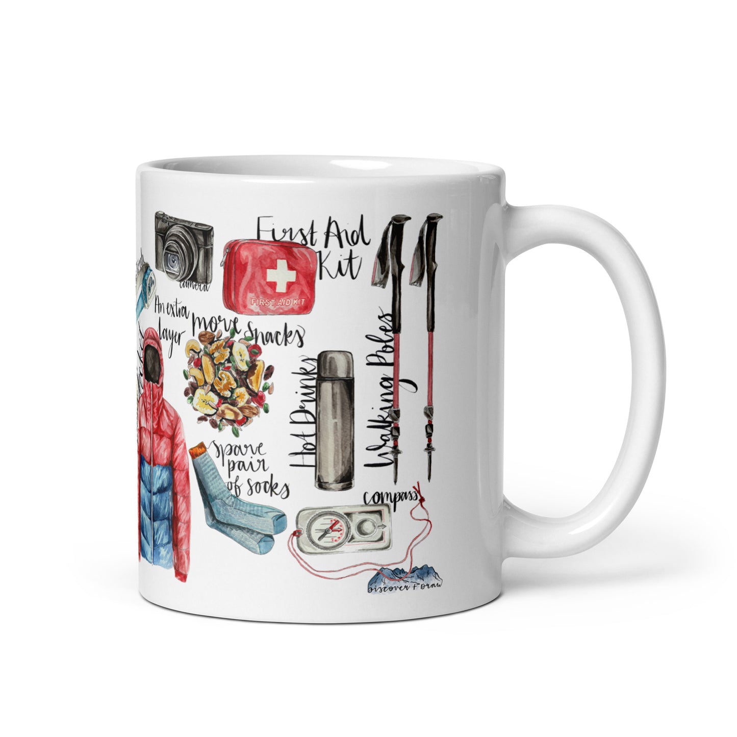 Hill Walking Ceramic Mug